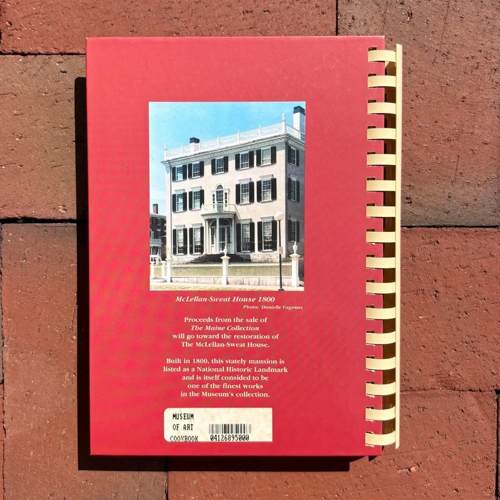 1993 Portland Museum of Art The Maine Collection Cookbook Old Port Historic Town